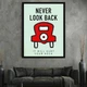 Картина Холстович Never look back 50x65 см. Мотивацiйна картина для офісу, вітальні, спальні, інтер'єру - зображення 4