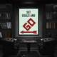 Картина Холстович Seat goals 50x65 см. Мотивацiйна картина для офісу, вітальні, спальні, інтер'єру - зображення 1