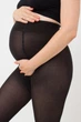 Теплі колготки для вагітних Giulia MAMA COTTON 200 2 Black-nero, щільні бавовняні, для майбутніх мам - зображення 5