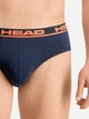 Набор трусов-слипы мужской HEAD Boxer Brief 100001753-003 M 2 шт Синий с оранжевым (8720245174657) - изображение 5