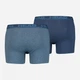 Набор трусов-боксеров мужских HEAD Basic Boxer 701202741-003 M 2 шт Синий/Голубой (8720245174770) - изображение 2