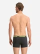 Набір трусів-боксерів чоловічих HEAD Basic Boxer 701202741-009 S (2 шт) Графітовий з жовтим (8720245174947) - зображення 3