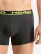 Набір трусів-боксерів чоловічих HEAD Basic Boxer 701202741-009 S (2 шт) Графітовий з жовтим (8720245174947) - зображення 5