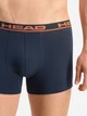 Набор трусов-боксеров мужских HEAD Basic Boxer 701202741-010 XL 2 шт Темно-синий с оранжевым (8720245175012) - изображение 5