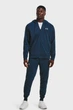 Мужские синие спортивные брюки UA Armour Fleece Joggers-BLU Under Armour LG 1373362-437 - изображение 2