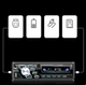 Автомагнітола Pion 1011BT 1DIN Bluetooth USB microSD AUX FM MP3 WMA Hands Free автомобільна магнітола 4x50W LED дисплей RCA вихід пульт дистанційного керування пам'ять на 18 радіостанцій монтажна шахта для автомобіля - изображение 3
