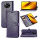 Чехол Vintage для Xiaomi Poco X3 / X3 Pro книжка кожа PU с визитницей фиолетовый - изображение 1