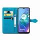 Чехол Vintage для Motorola Moto G30 книжка кожа PU с визитницей голубой - изображение 3