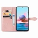 Чехол Vintage для Xiaomi Poco M5s книжка кожа PU с визитницей розовый - изображение 2