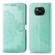 Чехол Vintage для Xiaomi Poco X3 / X3 Pro книжка кожа PU с визитницей бирюзовый - изображение 4