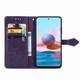 Чехол Vintage для Xiaomi Redmi Note 10 / Note 10s книжка кожа PU с визитницей фиолетовый - изображение 2