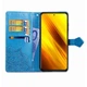 Чехол Vintage для Xiaomi Poco X3 / X3 Pro книжка кожа PU с визитницей голубой - изображение 7