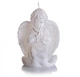 Свічка новорічна Bartek Candles Ангел Рафаель (срібло) 240г. - изображение 1