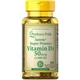Витамин D Puritan's Pride Vitamin D3 2000 IU 100 Softgels - изображение 1