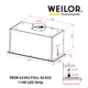 Вытяжка Weilor PBSR 62302 FULL GLASS FBL 1100 LED Strip - изображение 14