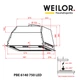 Витяжка повновбудована WEILOR PBE 6140 SS 750 LED - зображення 9