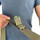 Ремінь збройовий одноточковий - двохточковий Tactical Belt тактичний універсальний одноточка двоточка олива - зображення 4