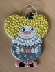 Настенный керамический декор Клоун Charlie 16х13 см 40005120 - изображение 1