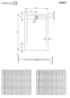 Душовий піддон RADAWAY Teos F 140x80 HTF14080-04 - зображення 2