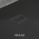 Душовий піддон RADAWAY Kyntos C 80x80 колір чорний HKC8080-54 - зображення 5