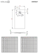 Душевой поддон RADAWAY Kyntos F 100x90 HKF10090-04 - изображение 2