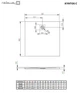 Душовий піддон RADAWAY Kyntos C 80x80 колір чорний HKC8080-54 - зображення 2