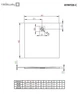 Душевой поддон RADAWAY Kyntos C 100x100 цвет цемент HKC100100-74 - изображение 4