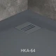 Душевой поддон RADAWAY Kyntos A 100x100 цвет антрацит HKA100100-64 - изображение 6