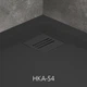 Душевой поддон RADAWAY Kyntos A 100x100 цвет черный HKA100100-54 - изображение 6