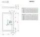 Душевой поддон RADAWAY Argos D 120x80 4AD812-01 - изображение 2