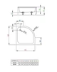 Душевой поддон RADAWAY Samos A 90 90x90 4S99300-03 - изображение 3
