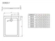 Душевой поддон RADAWAY Doros F 90x70 SDRF9070-01 - изображение 2