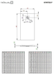 Душовий піддон RADAWAY Kyntos F 140x100 колір чорний HKF140100-54 - зображення 2