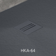 Душовий піддон RADAWAY Kyntos F 150x90 колір антрацит HKF15090-64 - зображення 6