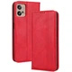 Чехол-книжка Deexe Retro Style для Motorola Moto G32 - Red - изображение 1