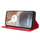 Чехол-книжка Deexe Retro Style для Motorola Moto G32 - Red - изображение 5