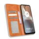 Чехол-книжка Deexe Retro Style для Motorola Moto G32 - Brown - изображение 4