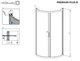 Душевая кабина RADAWAY Premium Plus B 90x90x190 стекло графит 30473-01-05N - изображение 5
