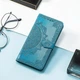 Чехол Vintage для ZTE Blade A51 книжка кожа PU с визитницей голубой - изображение 5