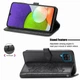 Чехол Vintage для Samsung Galaxy A12 2021 / A125 книжка кожа PU с визитницей черный - изображение 4