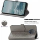 Чехол Vintage для Nokia G10 книжка кожа PU с визитницей серый - изображение 4