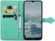 Чехол Vintage для Nokia G20 книжка кожа PU с визитницей бирюзовый - изображение 3