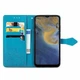 Чехол Vintage для ZTE Blade A71 / A7030 книжка кожа PU с визитницей голубой - изображение 3