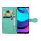 Чехол Vintage для Motorola Moto E20 / E40 книжка кожа PU с визитницей бирюзовый - изображение 3