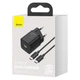 Зарядное устройство Baseus Super Si Quick Charger 1C 25W with cable 1м |1Type-C, 3A/25W, PD/QC| (TZCCSUP-L02) black - изображение 2