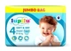 Підгузники Lupilu soft & dry Jumbo Bag розмір 4 Maxi, вага 8-16 кг, 100 шт - изображение 1