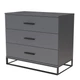 Комод 800 Ascet 800x700x425 графит (GAAS06070000030) - изображение 1