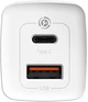 Ładowarka Baseus GaN2 Lite Quick Charger C + U 65W EU Biała (CCGAN2L-B02) - obraz 4