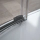 Душевая кабина RADAWAY Idea Black PDD 100Lx90Rx200 стекло прозрачное черный профиль 387139-01-01 + 387157-54-01 - изображение 8