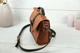 Жіноча шкіряна сумка Марта, натуральна Вінтажна шкіра, колір коричневый, відтінок Коньяк - зображення 4